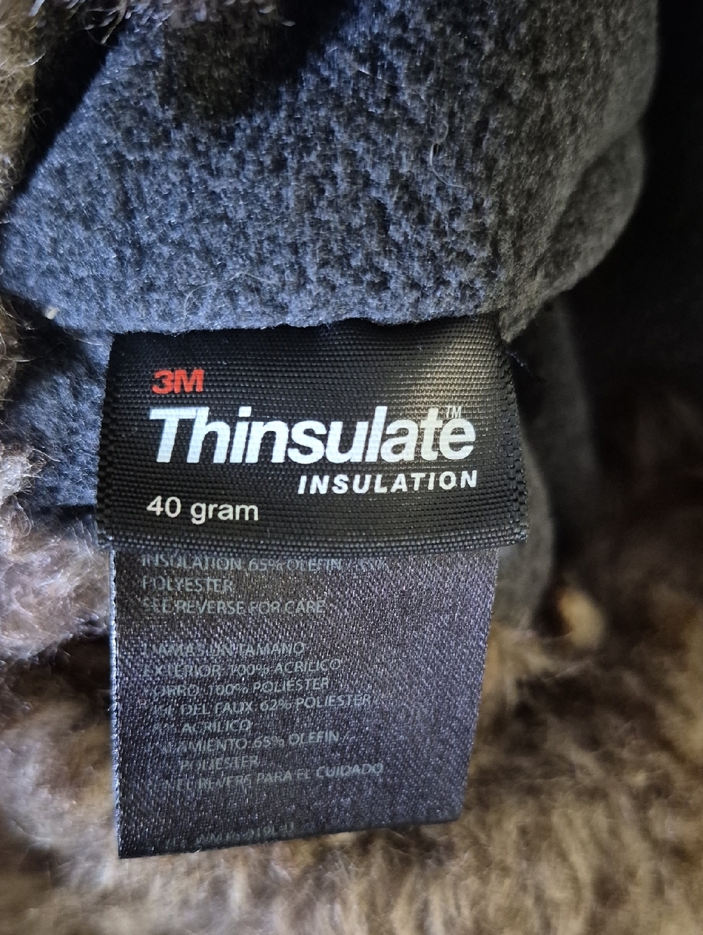 3M Thinsulate Knit Trapper Hat - Teal & Brown (706) - Picture 2 of 6